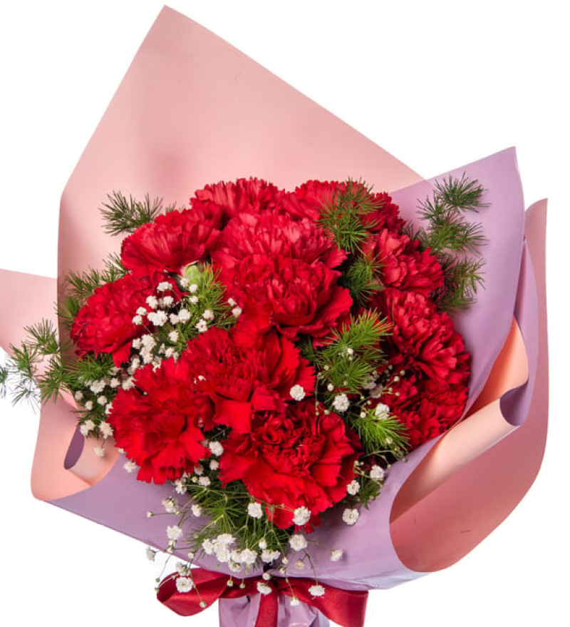 Romantik Beyaz Papatyalar Çiçek Buketi