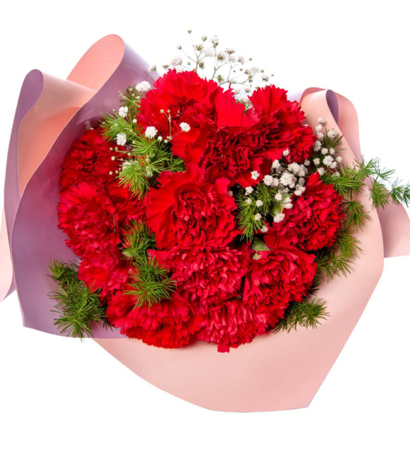 Romantik Beyaz Papatyalar Çiçek Buketi